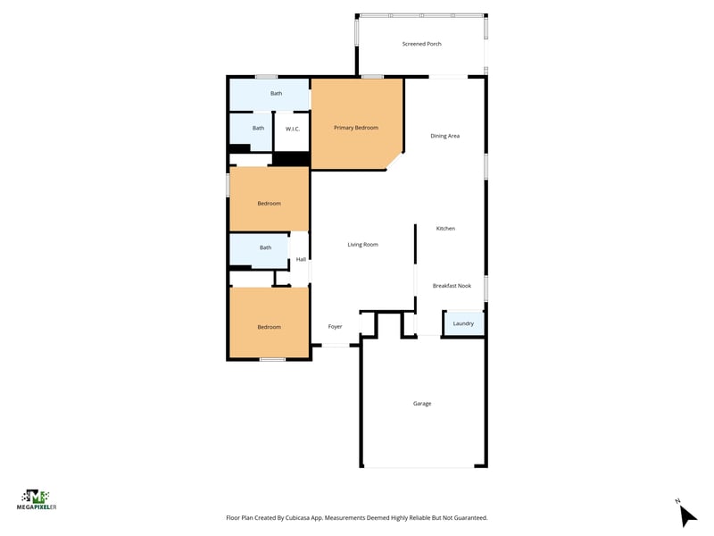 Floor plan 1 of 4343 Woodley Creek Rd, Jacksonville, FL 32218