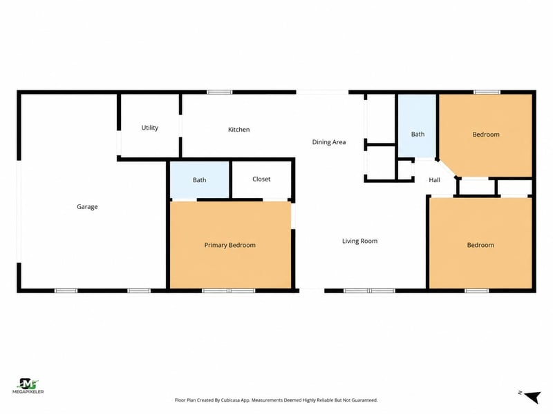 Floor plan 1 drawn by Megapixeler, Blackberry Ave, Middleburg