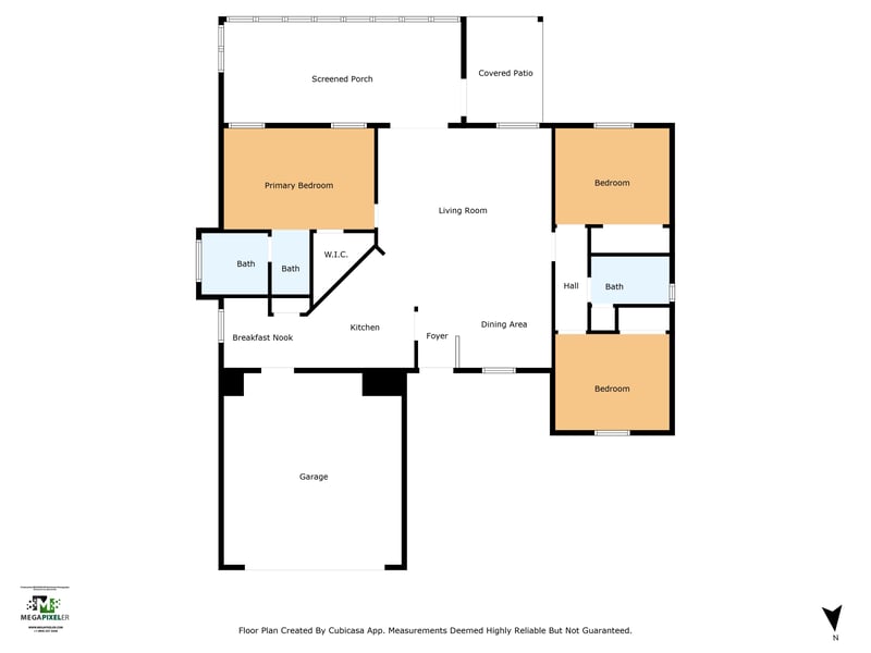 Floorplan at 3185 Pablo Woods Dr, Jacksonville, FL 32224