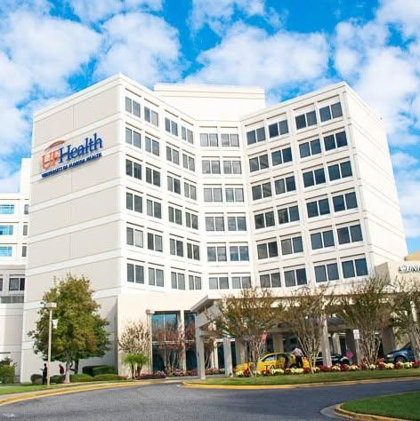 UF Health building exterior in Jacksonville