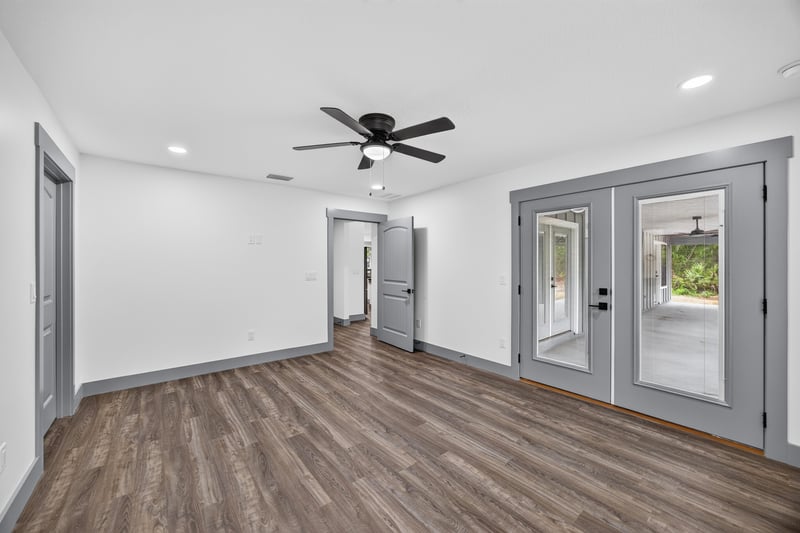 Room with french doors, unfurnished at 4800 Acacia St, Middleburg, FL 32068