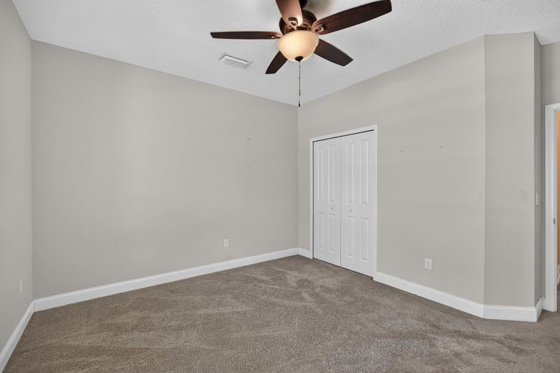 Empty carpeted room with window at 53 Lumen Ct, St. Augustine, FL 32095