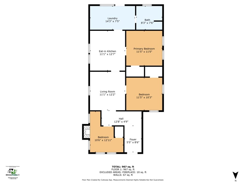 Floor plan 1 of 1124 E 14th St, Jacksonville, FL 32206