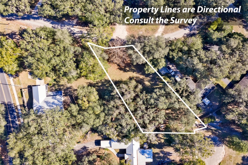 Lot 2 - Aerial Top-Down at Nelsons Point, Keystone Heights, FL 32656