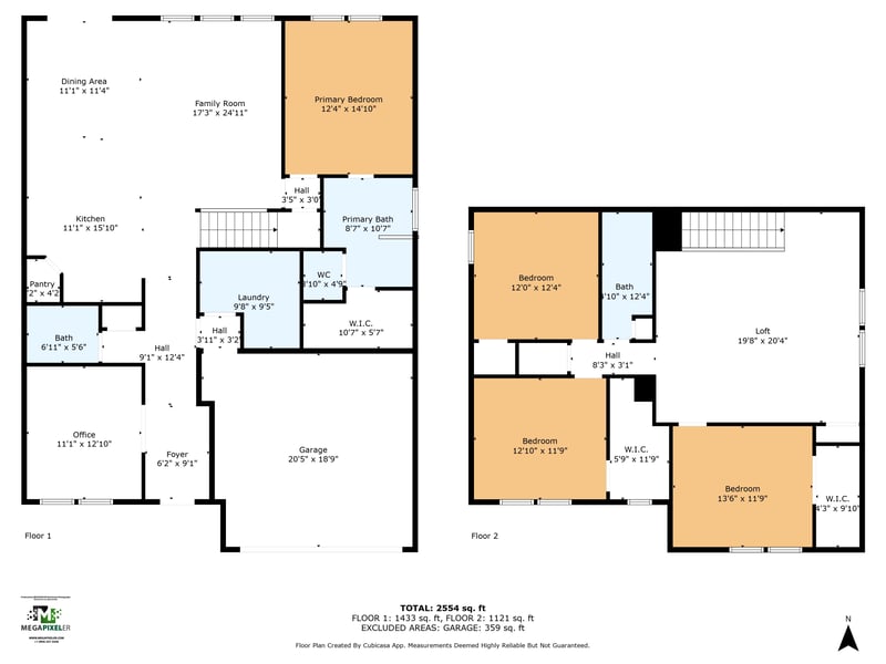 Floor plan 5 of 287 Myrtle Oak Ct, St. Augustine, FL 32092