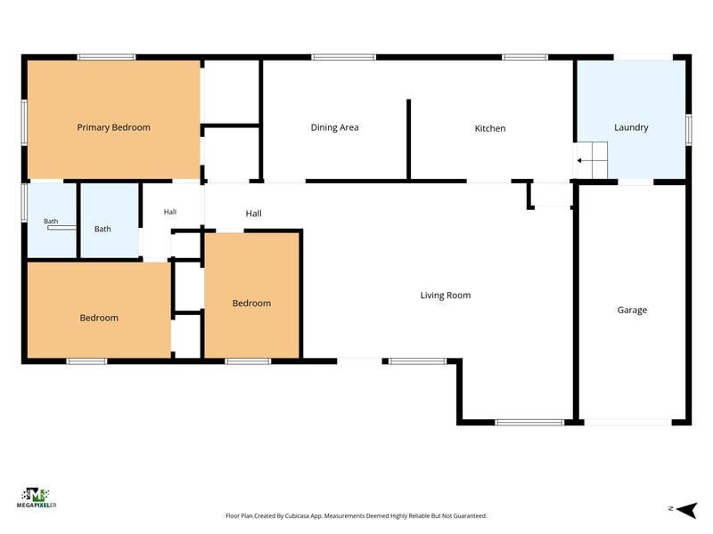 Floor plan 1 drawn by Megapixeler, Grove Park Dr, Orange Park