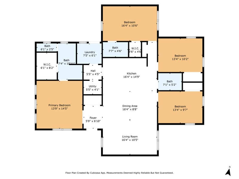 Floor plan 1 of 1124 Oceanwood Dr S, Neptune Beach, FL 32266