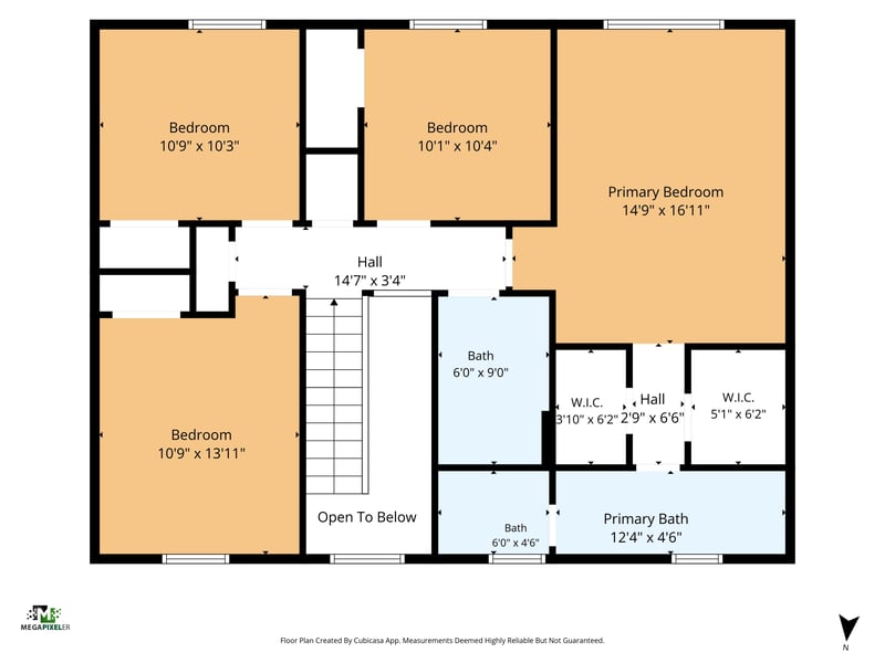 Floor plan 5 drawn by Megapixeler, Glenn Hollow Ct, Jacksonville