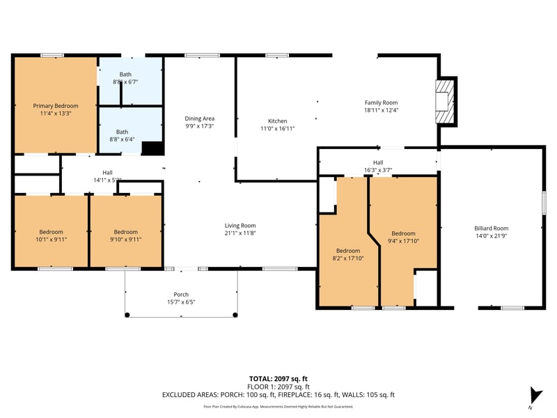 Floor plan 1 of 4429 Cedar Rd, Orange Park, FL 32065