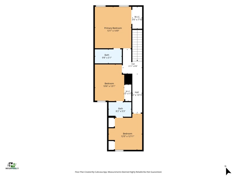 Floor plan 3 drawn by Megapixeler, Star Dr, Jacksonville