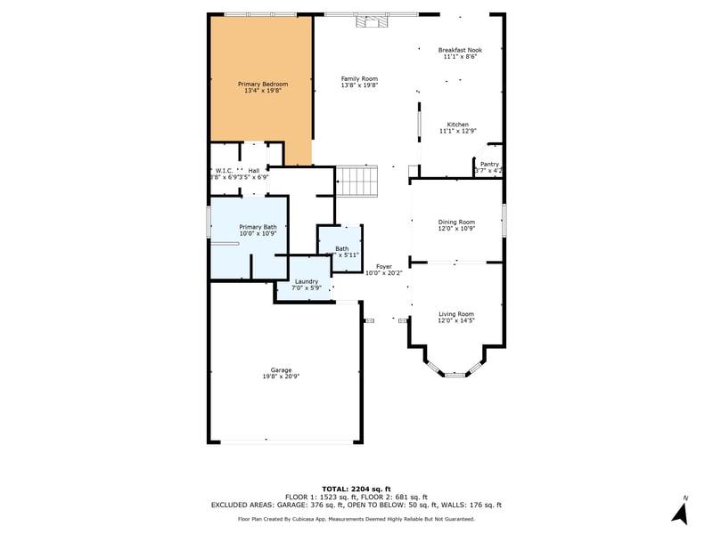 Floor plan 1 of 1563 Rivertrace Dr, Orange Park, FL 32003