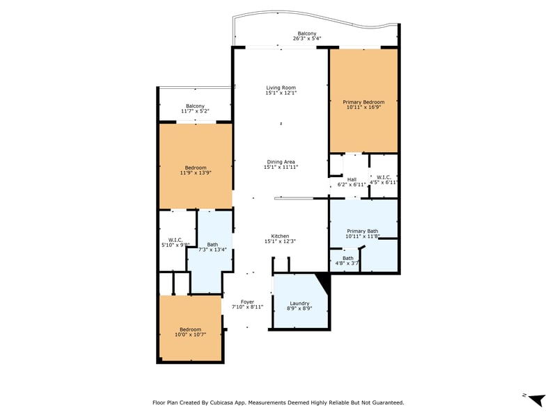 Floorplan at 2 Oceans W Blvd, Daytona Beach, FL 32118