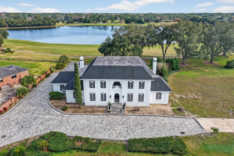 Front Elegant Aerial at 7987 Hollyridge Rd, Jacksonville, FL 32256