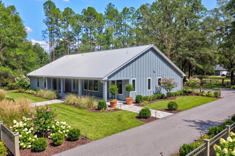 Front exterior view from the driveway at 4800 Acacia St, Middleburg, FL 32068