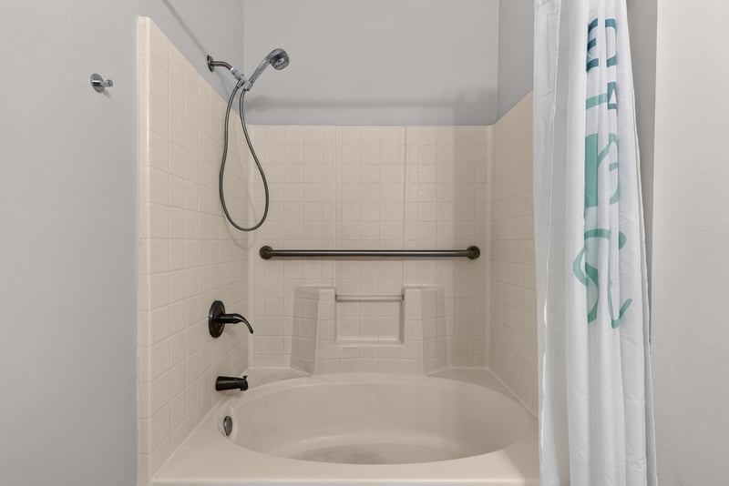 Shower with grab bar at 7990 Baymeadows Rd E #404, Jacksonville, FL 32256