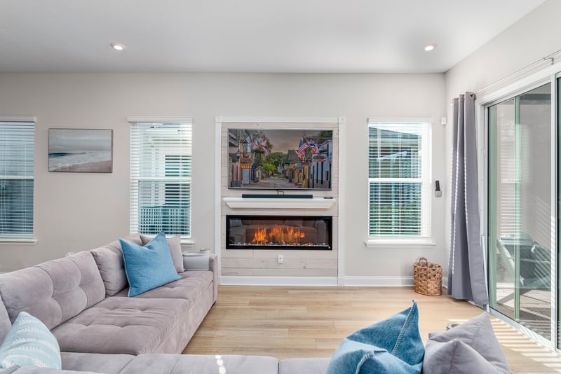 Family Room FirePlace at 231 Silkgrass Pl, Jacksonville, FL 32259