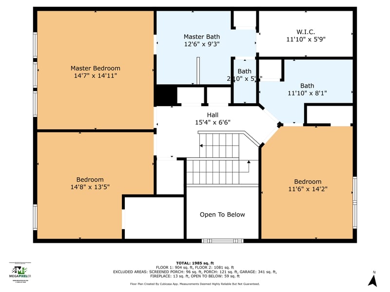 Floor plan 2 of 3954 Lionheart Dr, Jacksonville, FL 32216