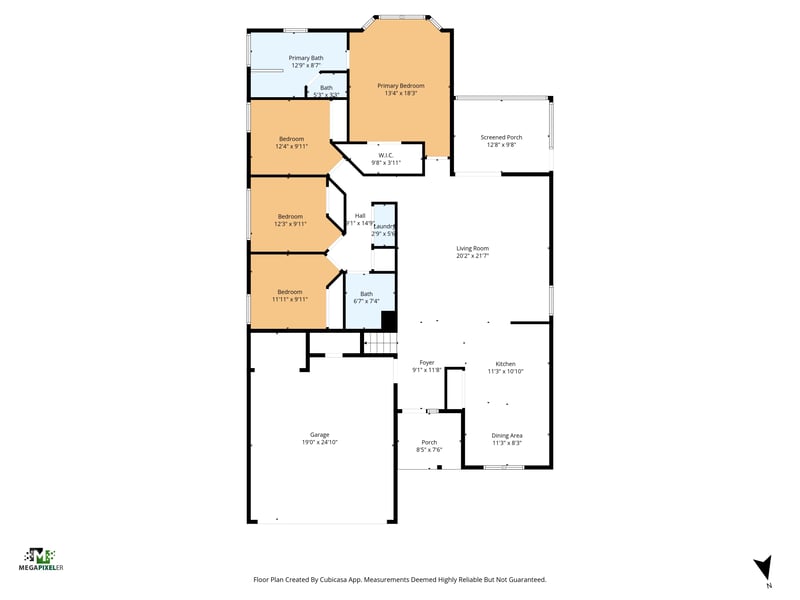 Floor plan 2 of 2316 Aberford Ct, St. Augustine, FL 32092