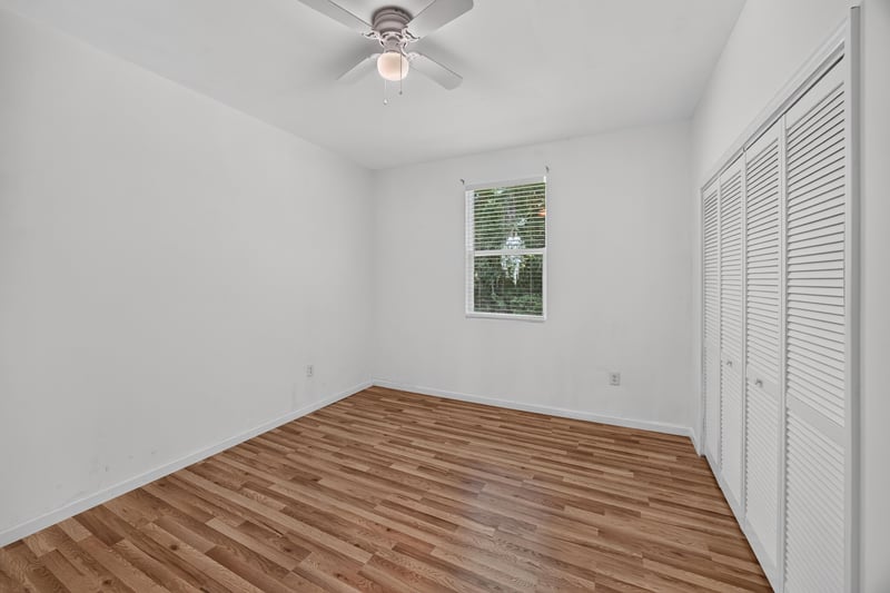 Bedroom with window and closet at 1012 Fruit Cove Rd, Jacksonville, FL 32259