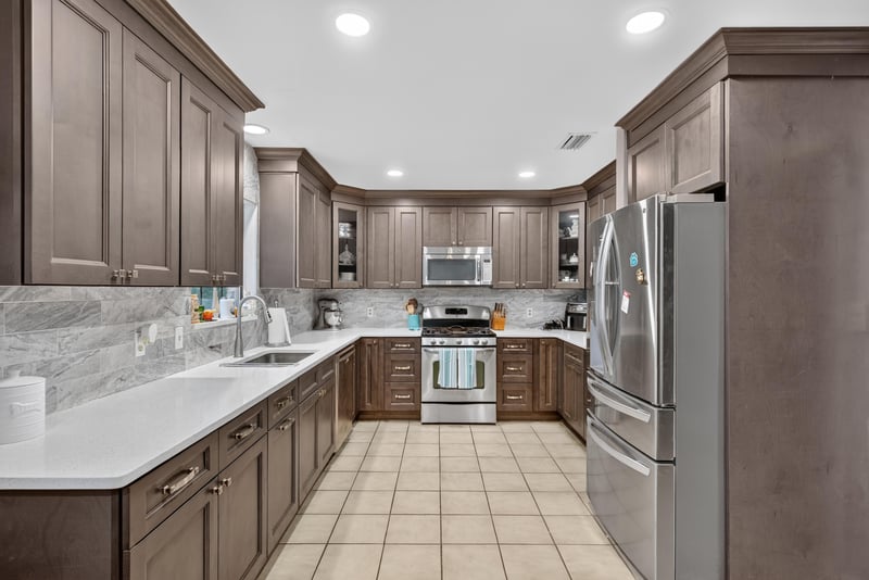 Kitchen with granite counters and stainless appliances at 3249 Maryland Ave, Green Cove Springs, FL