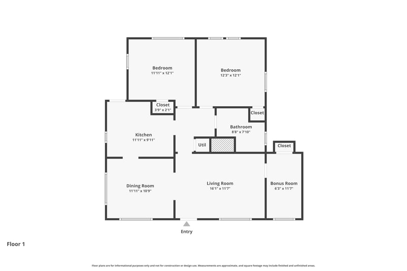 Floor Plan at 385 Duray Ct, Jacksonville, FL 32208