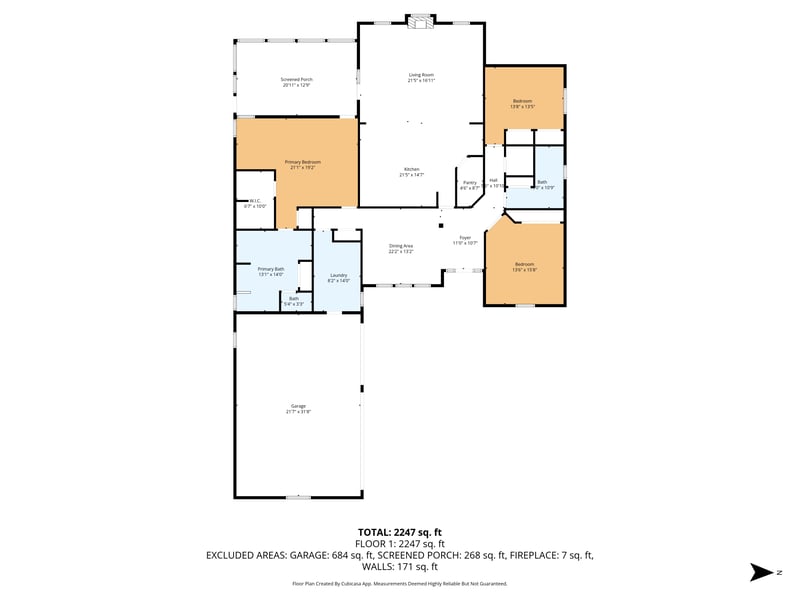 Floor plan 1 of 3625 Asbury Trace Dr, Green Cove Springs, FL 32043