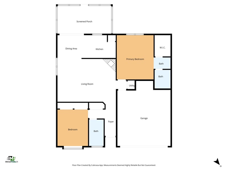Floorplan at 603 Benjamin Harrison St, Orange Park, FL 32073