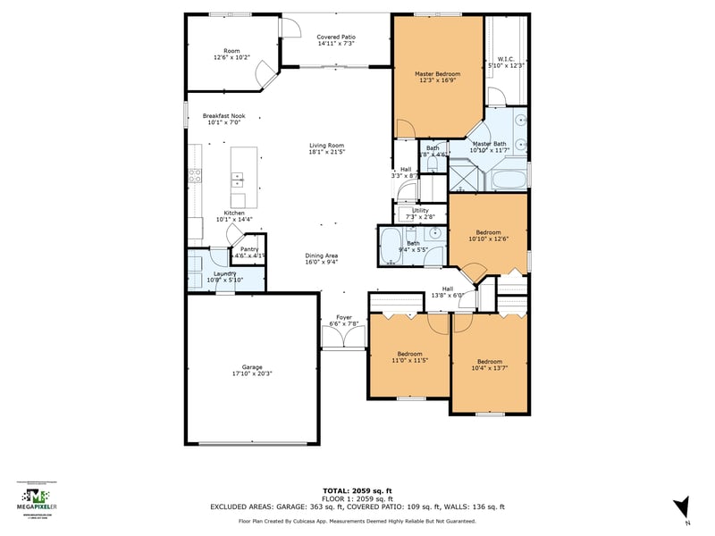 Floor plan 1 of 217 Willow Winds Pkwy, St. Johns, FL 32259