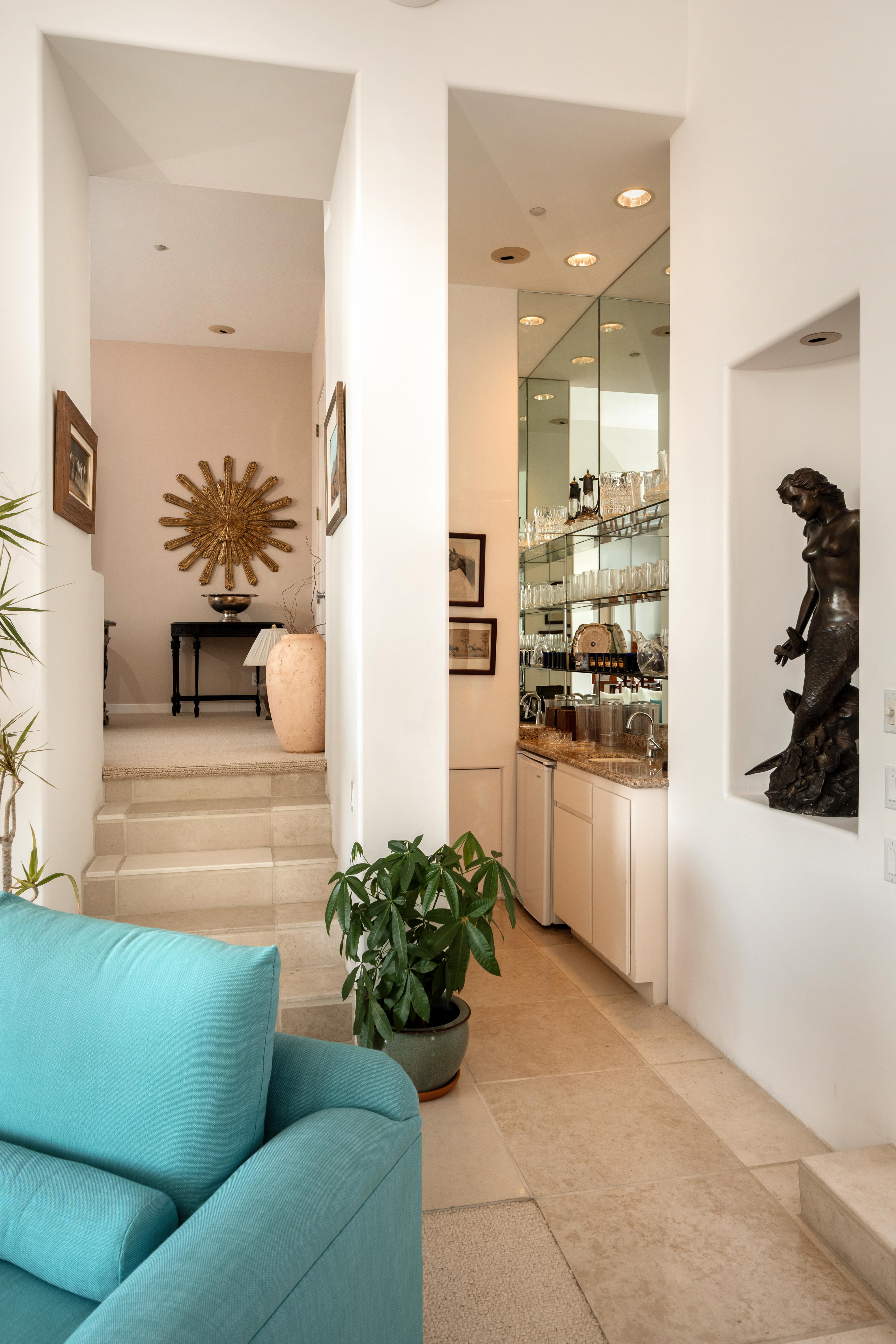 Virtual real estate photography of outdoor living area at 11 Hunt Drive Santa Barbara — Pacific Ocean views by VirTour Media