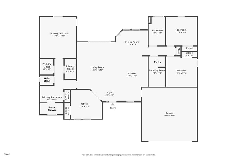 Floor plan 1 of 153 Dory Rd, St. Augustine, FL 32086