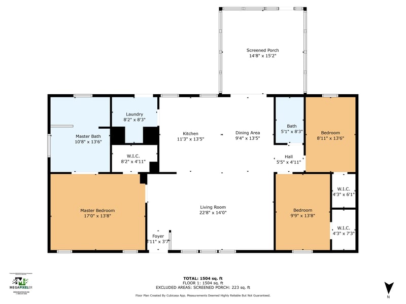 Floor plan 1 of 5351 Muskogean St, St. Augustine, FL 32092