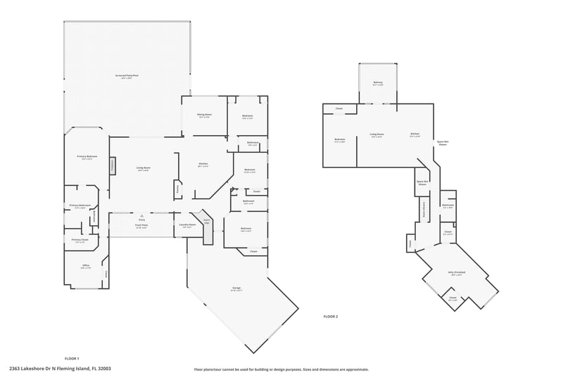 Floor plan 1 of 2363 N Lakeshore Dr, Fleming Island, FL 32003