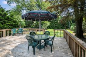 Deck view to Backyard