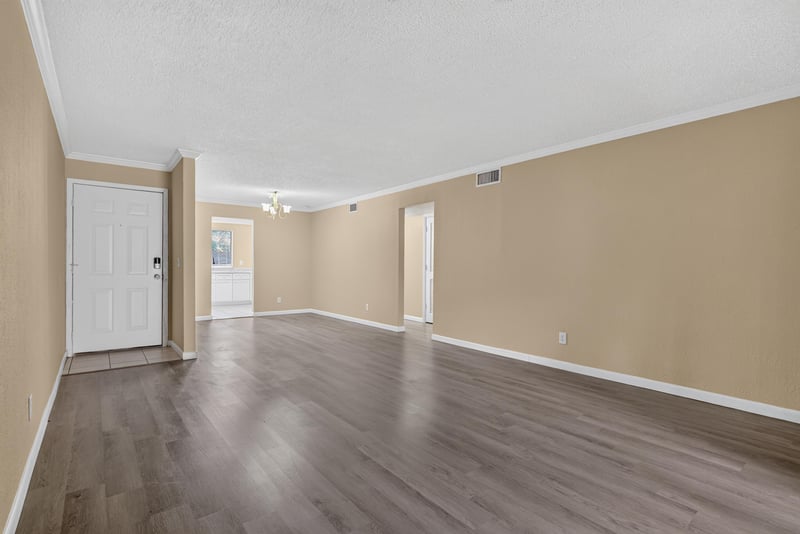 Empty room with closet door at 5811 Atlantic Blvd unit 47, Jacksonville, FL 32207
