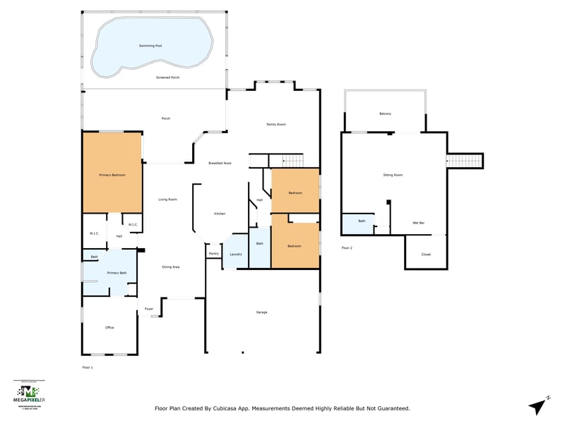 Floor plan 3 of 1888 Oakchime Dr, Orange Park, FL 32065