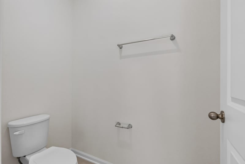 Bathroom toilet and towel bar at 269 Bluegrass Wy, St. Augustine, FL 32092