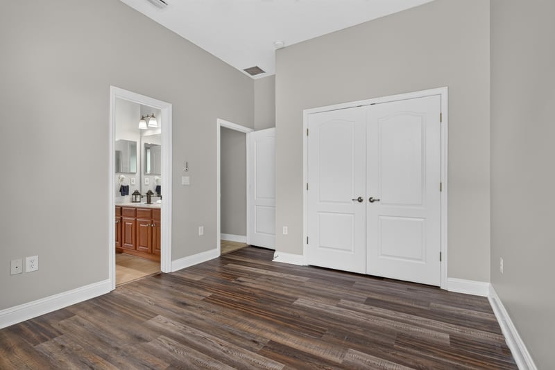 Hallway with multiple doors at 4109 Eagle Landing Pkwy, Orange Park, FL 32065