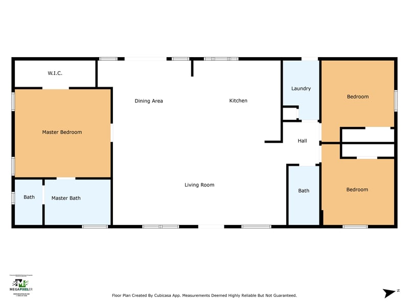 Floorplan at 2404 Silver Moss Circle, Middleburg, FL 32068