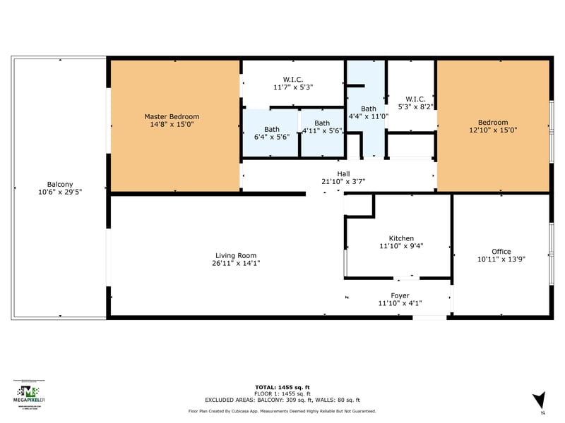 Floor plan 1 of 2199 Astor St, Orange Park, FL 32073