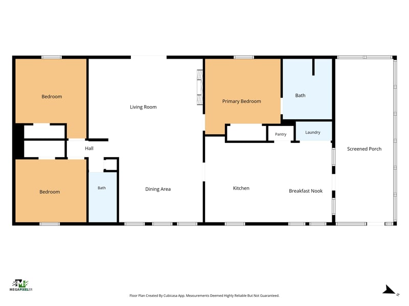 Floor plan 1 drawn by Megapixeler, McAllister Rd, Middleburg