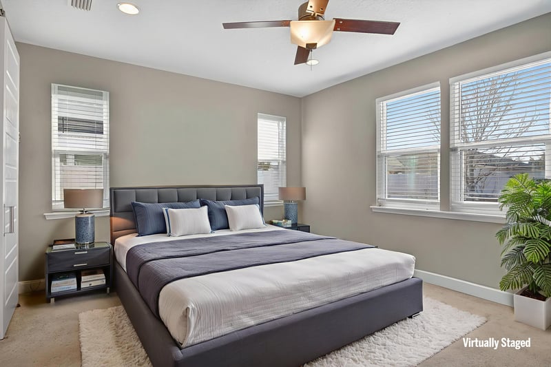 Primary Bedroom - Virtually Staged at 6308 Thatcher, Jacksonville, FL 32222