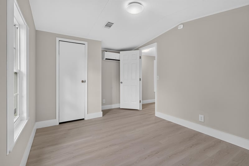 Hallway with doors to bedrooms at 4565 Appleton Ave, Jacksonville, FL