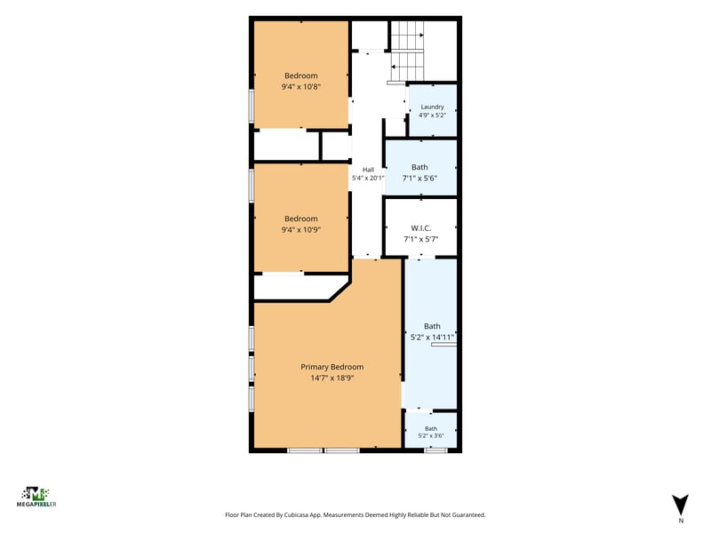 Floor plan 1 drawn by Megapixeler, Eclipse Cir, Jacksonville