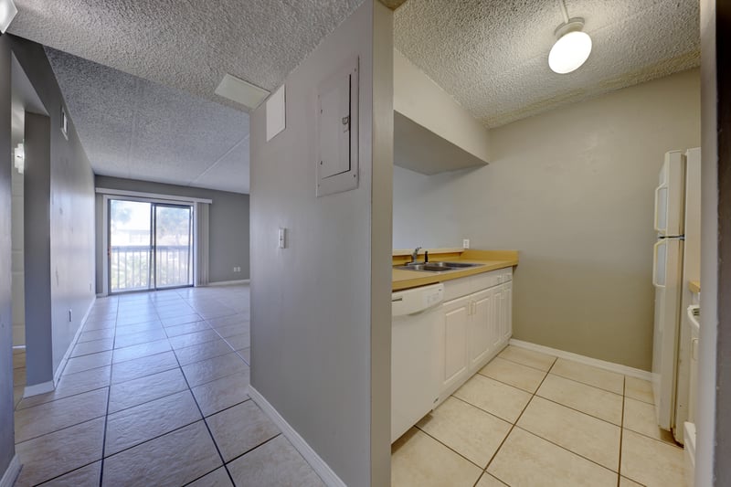 View from Entrance at 400 1st St S unit f unit f, Jacksonville Beach, FL 32250