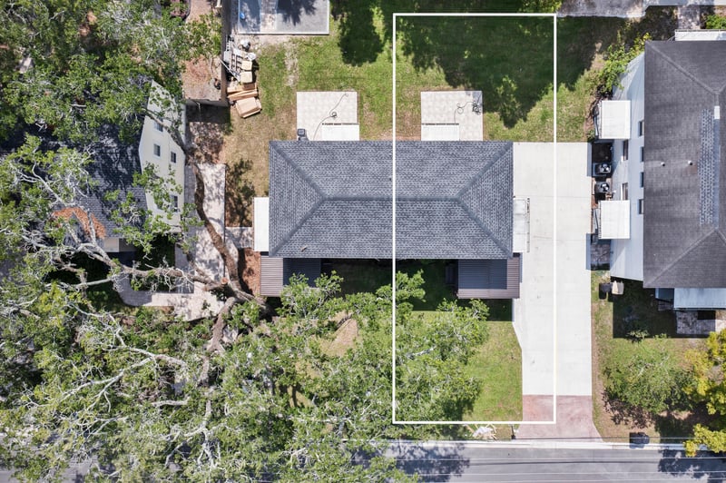 Bird's Eye WITH Property Lines at 1510 Naldo Ave, Jacksonville, FL 32207