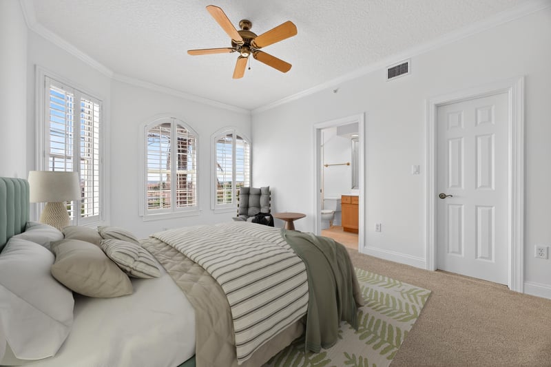 Bedroom at 230 N Serenata Dr., Villa 732, Ponte Vedra Beach, FL 32082