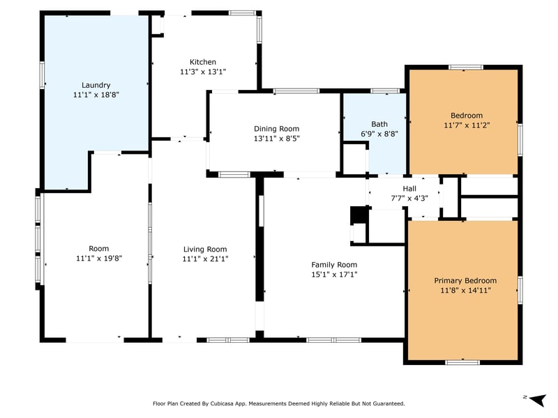 Floor plan 1 of 6191 Mercer Cir E, Jacksonville, FL 32217