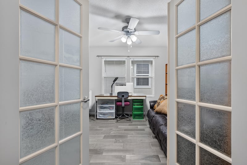 Flex room with French doors at 4319 Green River Pl, Middleburg, FL 32068