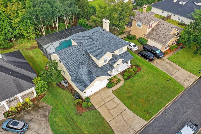 Aerial at 1908 Tuscan Oaks Ct, Orange Park, FL 32003