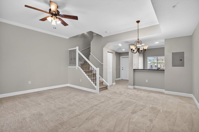 Living Room & Dining Room at 9745 Touchton Rd unit 624, Jacksonville, FL 32246